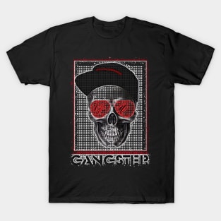 Gangster Skull PopArt T-Shirt